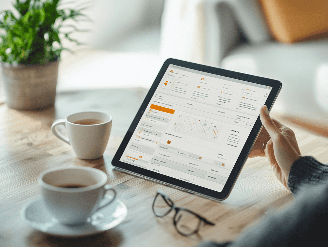 A concerned user reading about AI privacy concerns on a digital device