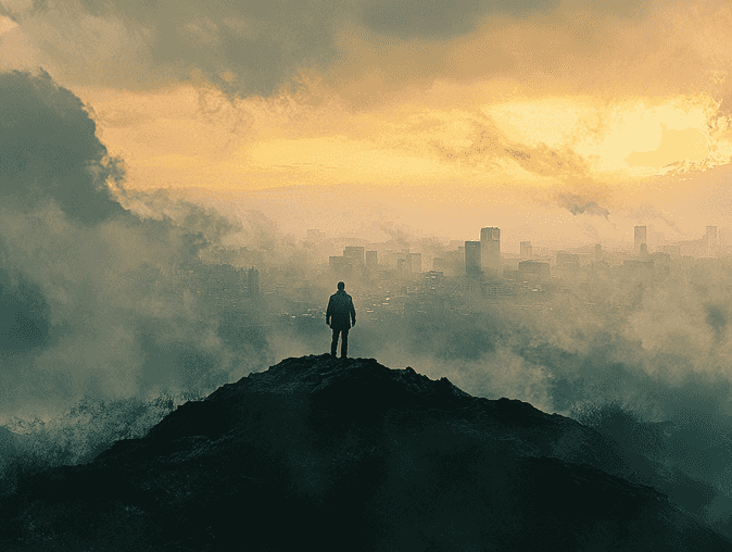 A community coming together in the aftermath of the event