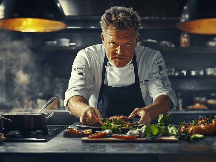 A stylish wardrobe with neatly arranged clothes and accessories