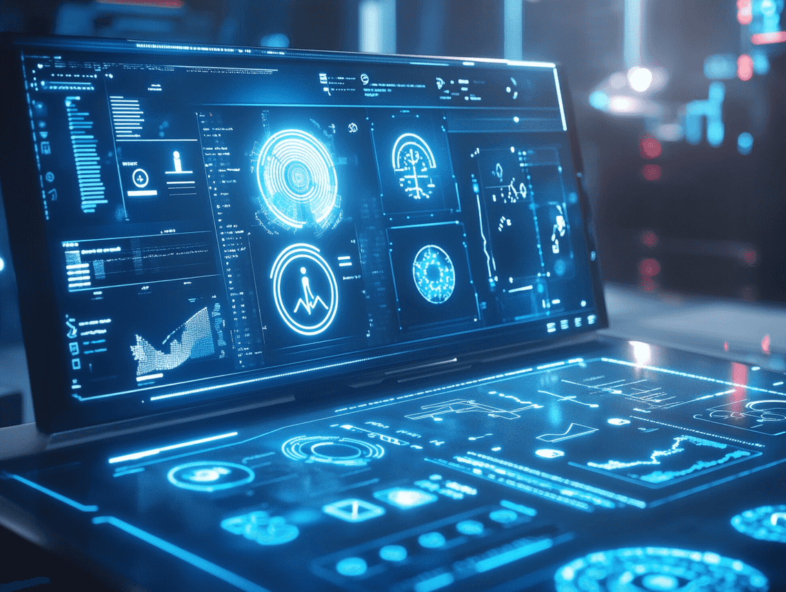 A frustrated user navigating a website on a laptop, highlighting the challenges of poor accessibility