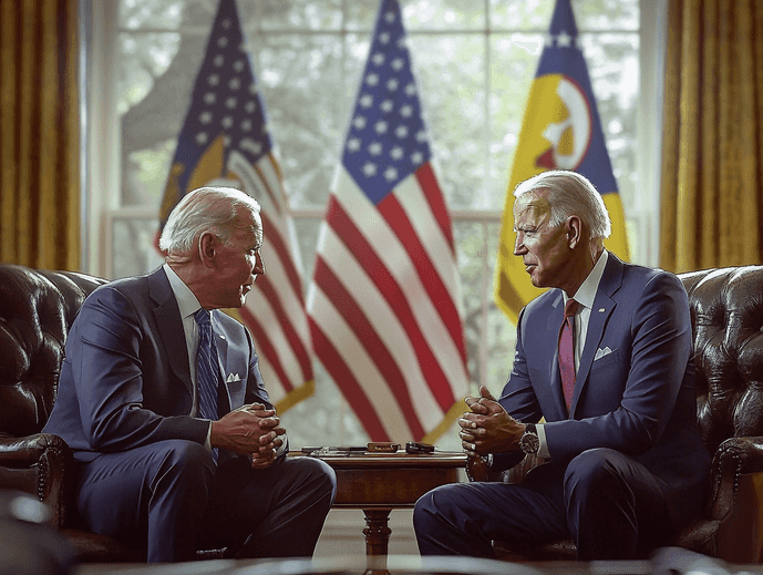 Biden and Guaidó Discussing