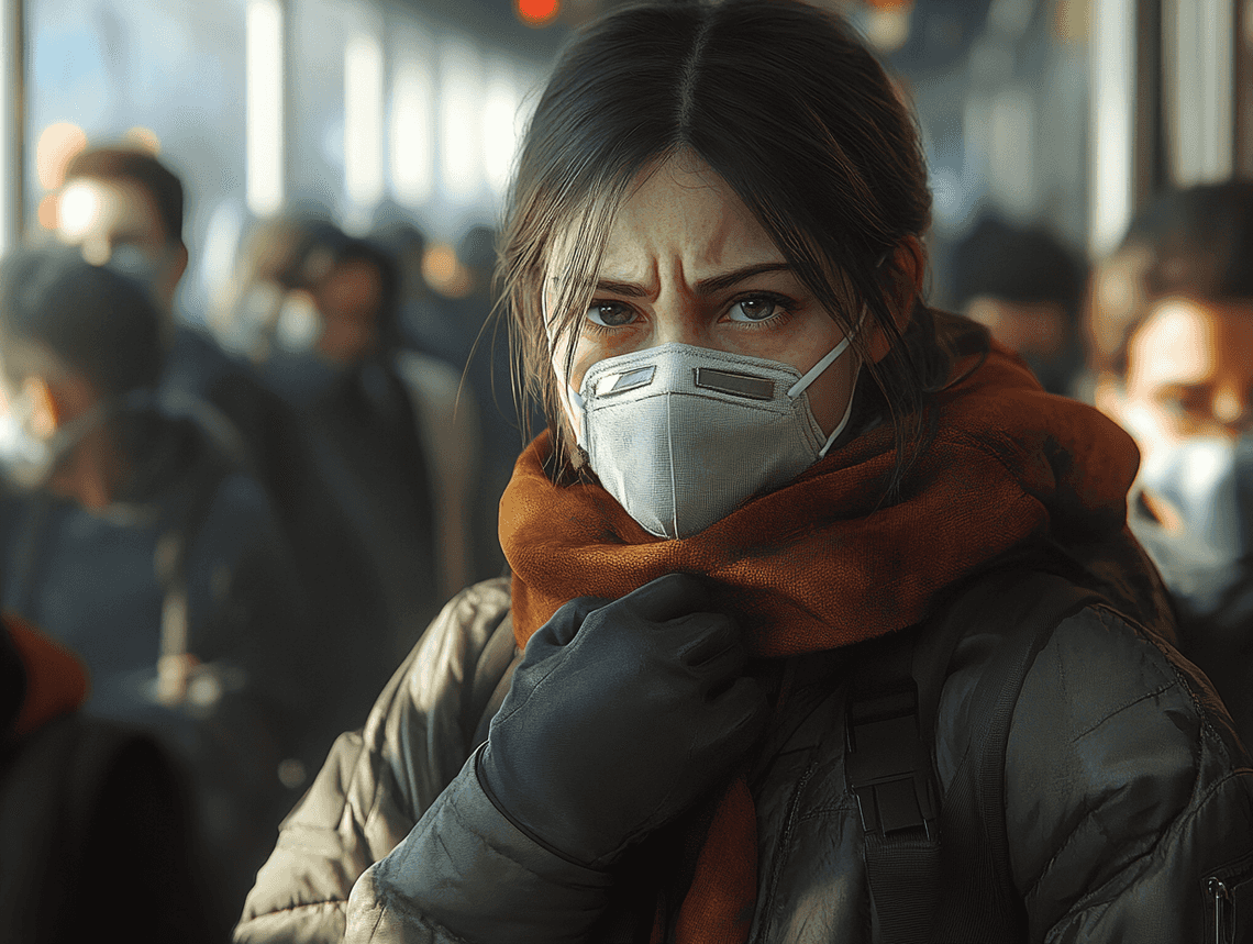 A doctor examining a patient with a stethoscope, focusing on their chest area