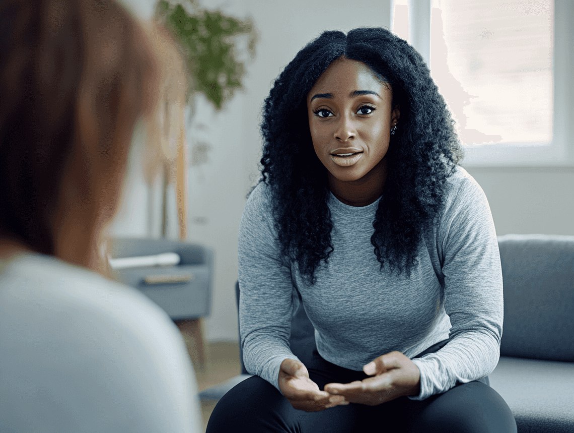 Simone Biles standing confidently on the podium, symbolizing her enduring legacy