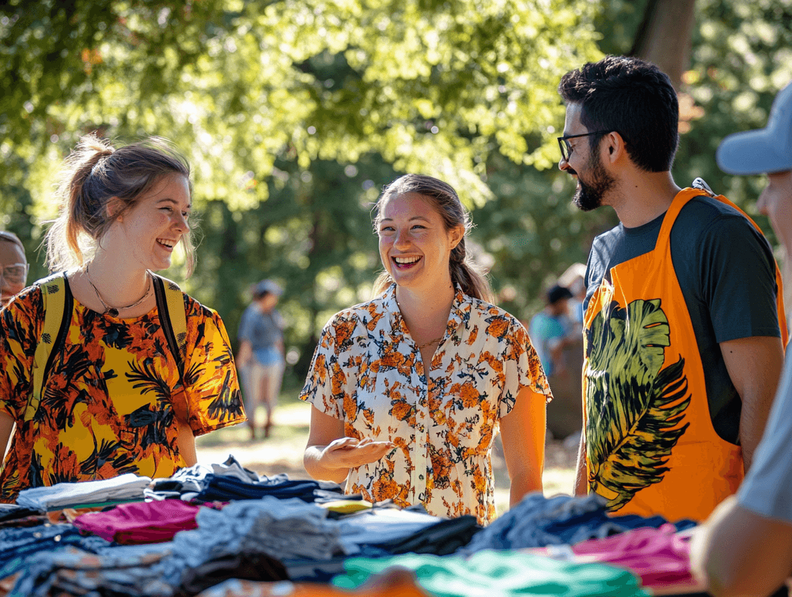 A serene living space with minimal decor, showcasing the results of a no-buy lifestyle
