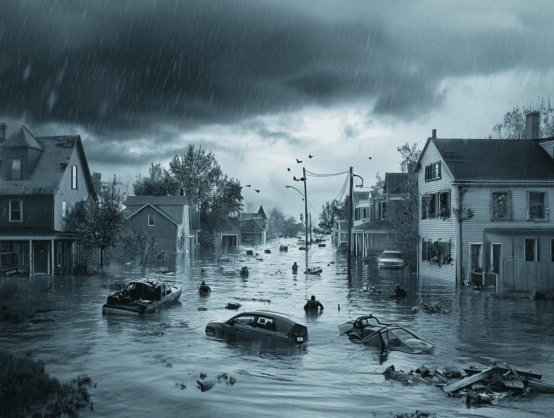A crowd of protesters holding signs and banners in a city square