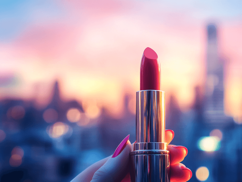 Applying L'Oréal Colour Rich Lipstick