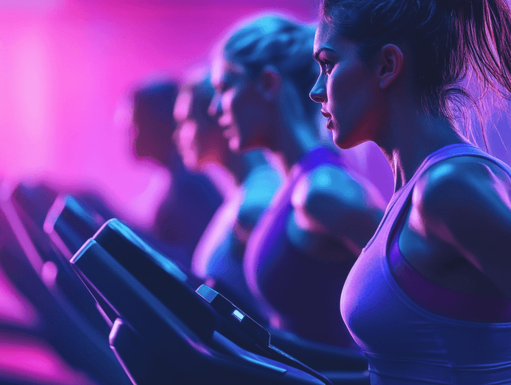 A graph showing calorie burn comparison between different workouts