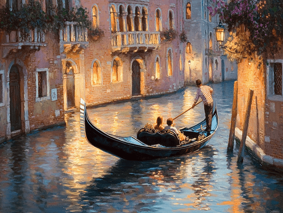 A couple walking by the Seine River in Paris, with the Eiffel Tower in the background