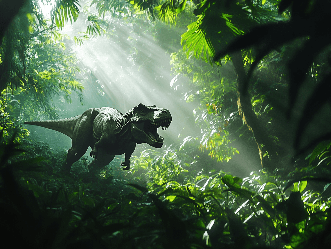 A cinematic depiction of Superman flying over a futuristic cityscape