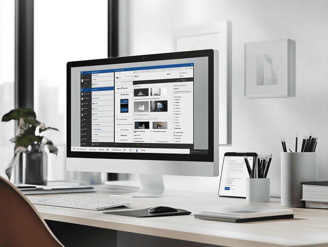 A sleek and modern File Explorer interface with customizable views