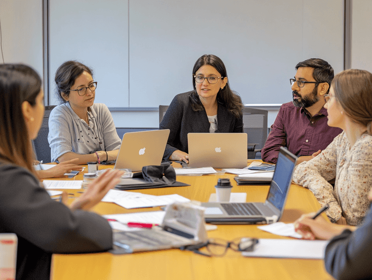 A Registered Dietitian consulting with a patient in a clinical setting