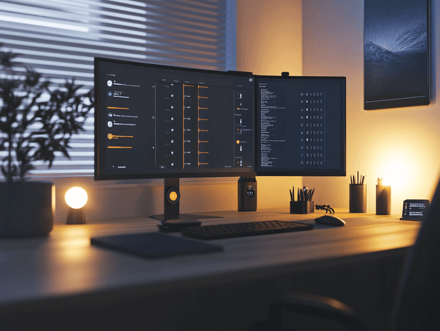 A computer showing optimized disk partitions