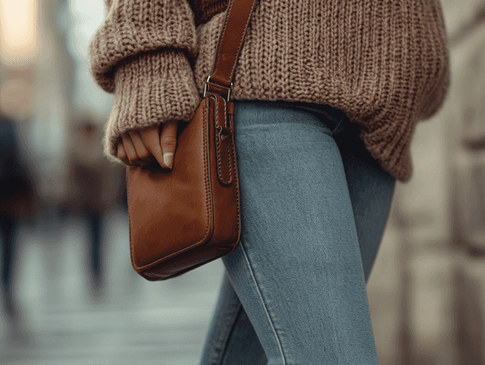 A close-up of Abercrombie's signature denim collection