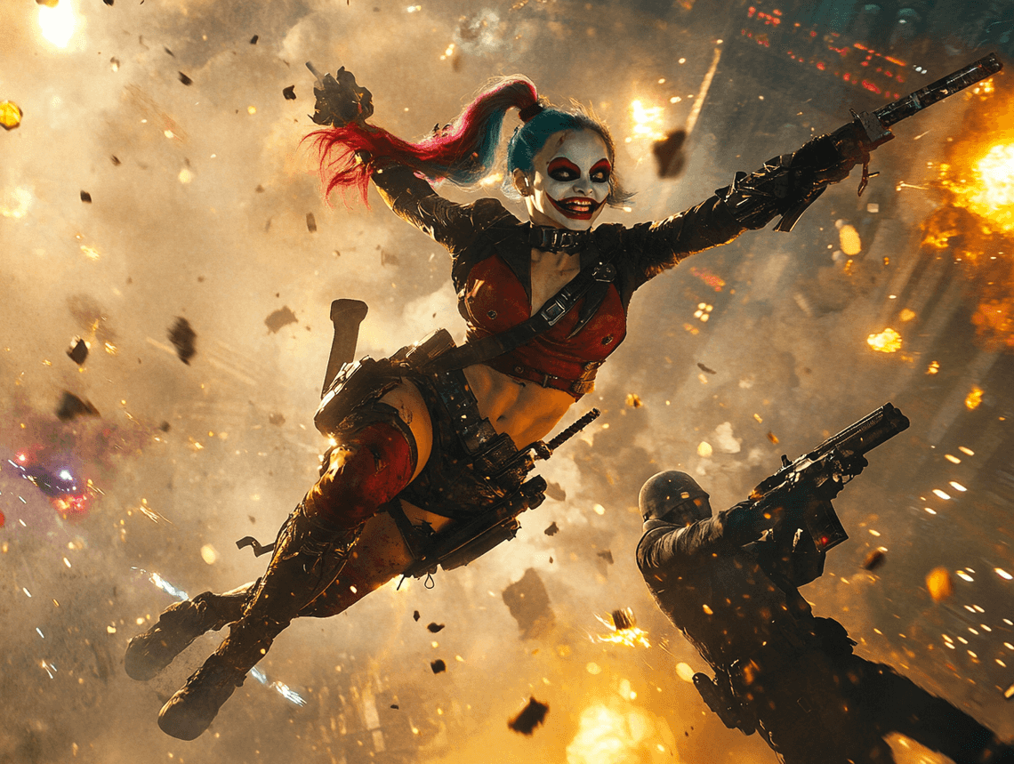 A futuristic gaming setup with a PlayStation console and glowing LED lights