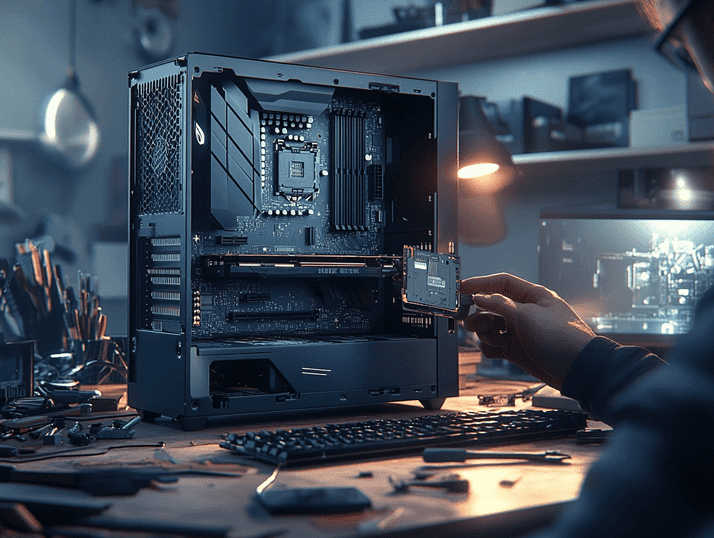 A side-by-side comparison of gaming performance with an older CPU vs. a modern CPU