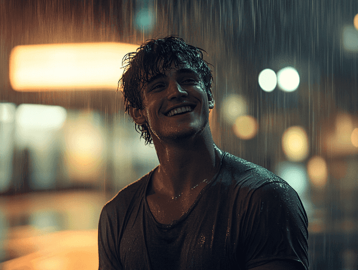 A celebrity enjoying a burger and fries at a fast-food restaurant