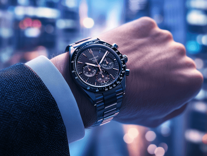 Close-up of a TAG Heuer Formula 1 watch showcasing its intricate details