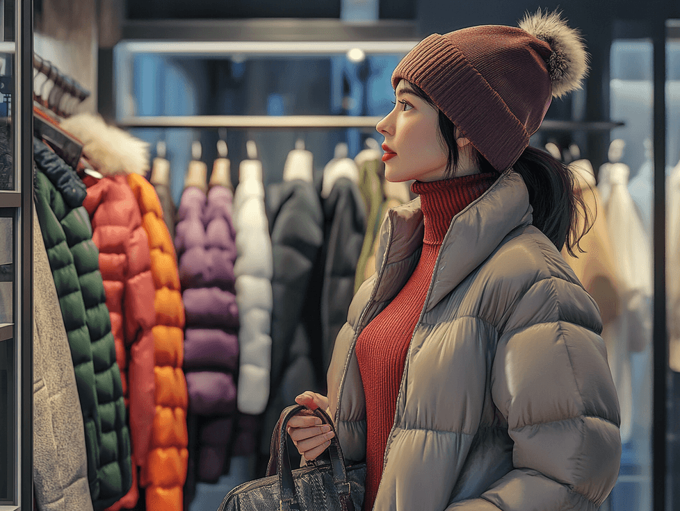 A luxurious cashmere sweater paired with a designer handbag