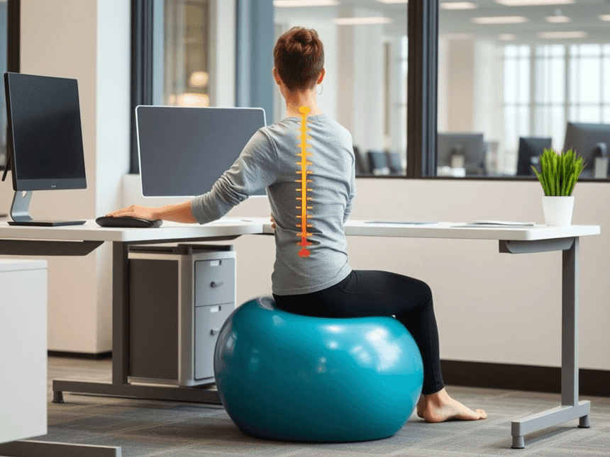 Yoga Ball Flexibility