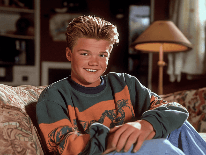A nostalgic image of Zachery Ty Bryan during his *Home Improvement* days