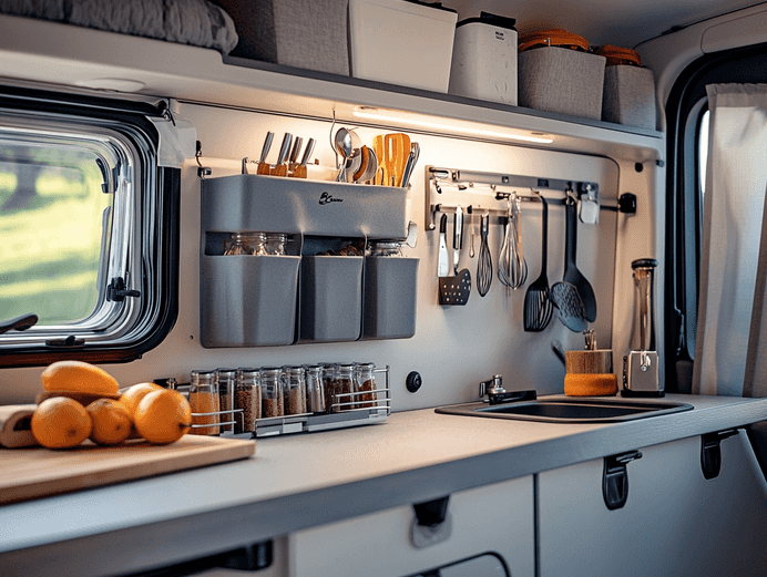 Cooking in a Camper