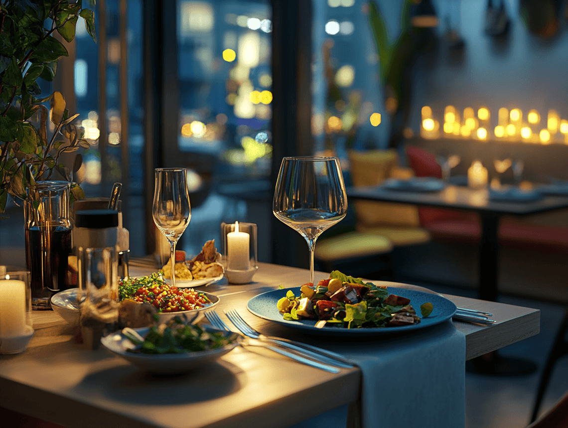 A minimalist workspace with a laptop and financial planning tools