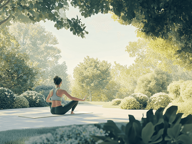 A person performing bent-over rows with a barbell in a modern gym