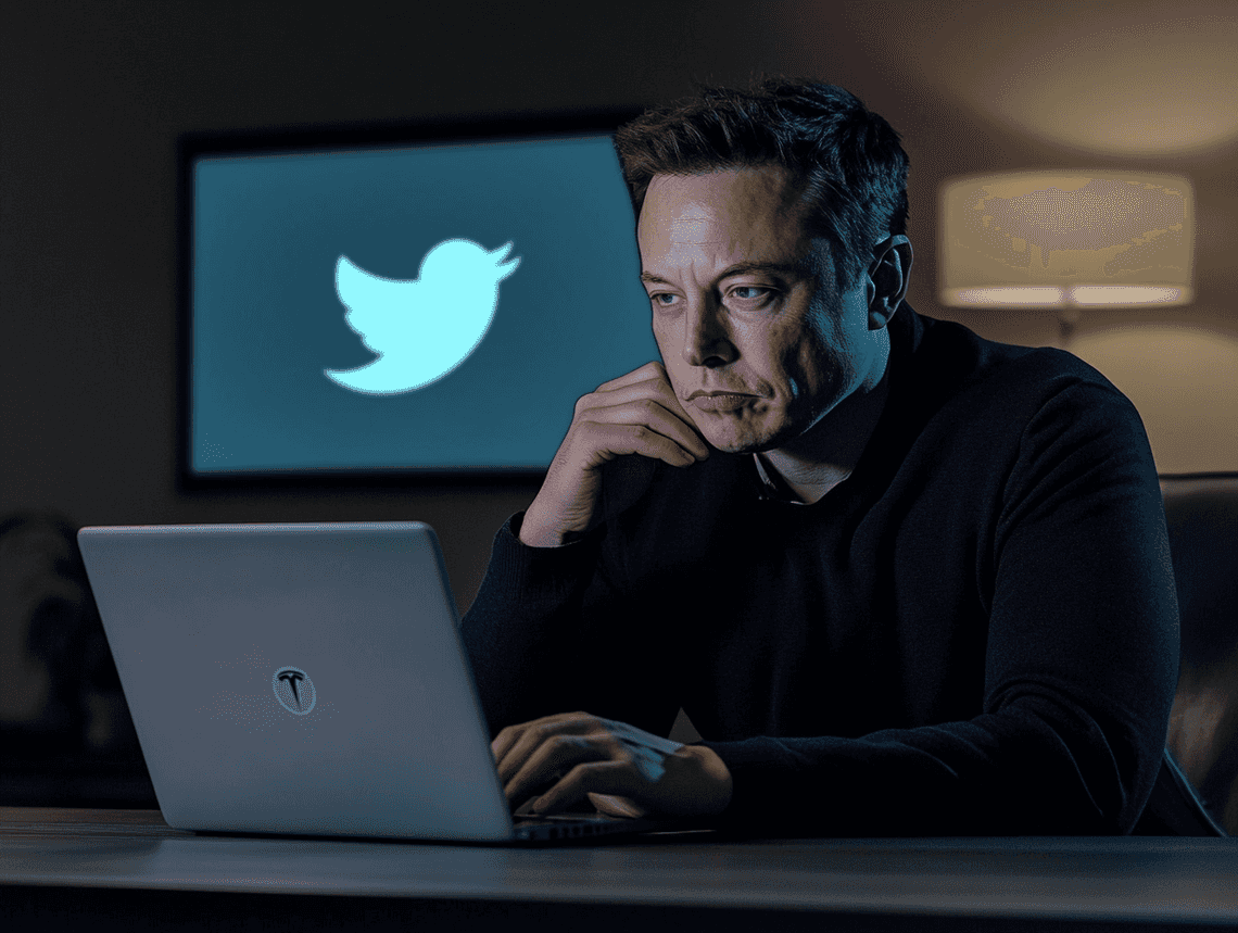 A visually striking image of a gavel and social media icons, symbolizing the intersection of law and digital influence