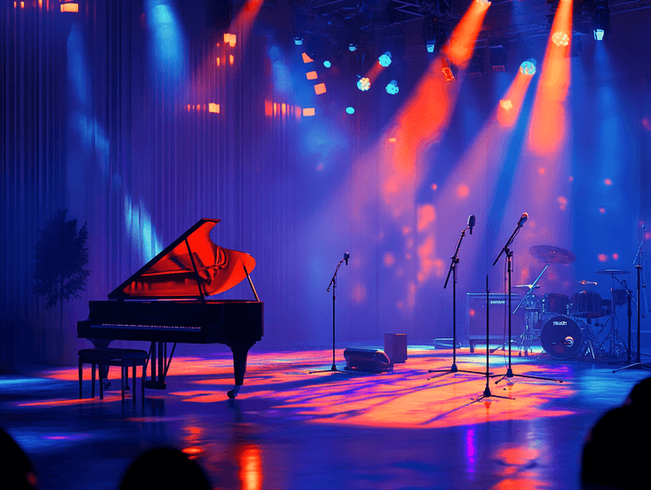 A glamorous red carpet scene with celebrities arriving at an exclusive event