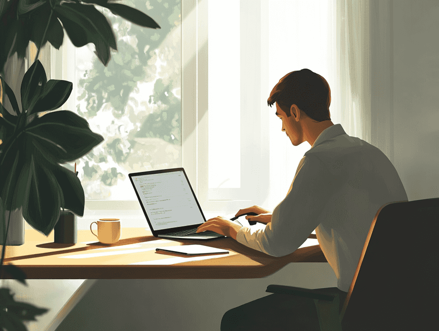 A financial analyst reviewing inflation charts and interest rate data