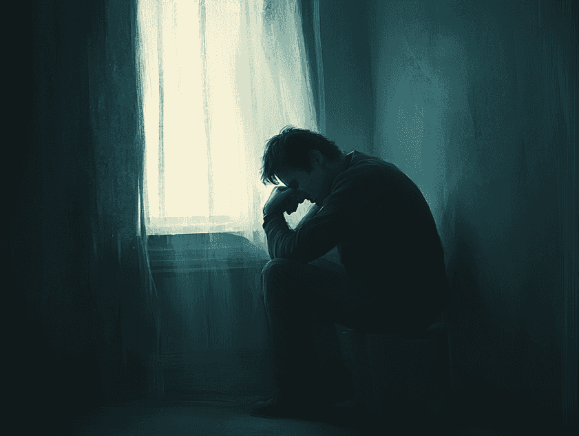 A symbolic image of overcoming mental health struggles