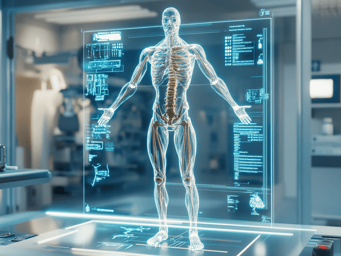 A distorted AI-generated image of a gymnast mid-performance